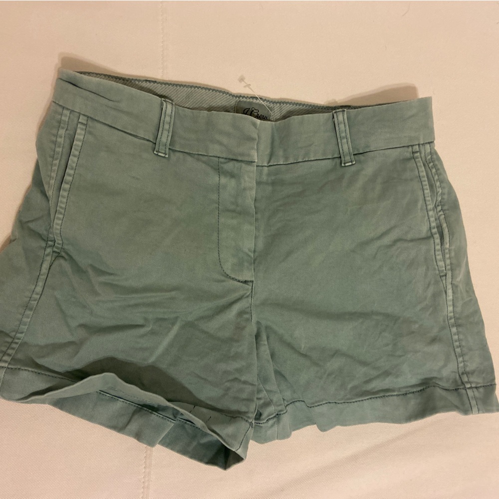 Jcrew Green Chino Shorts